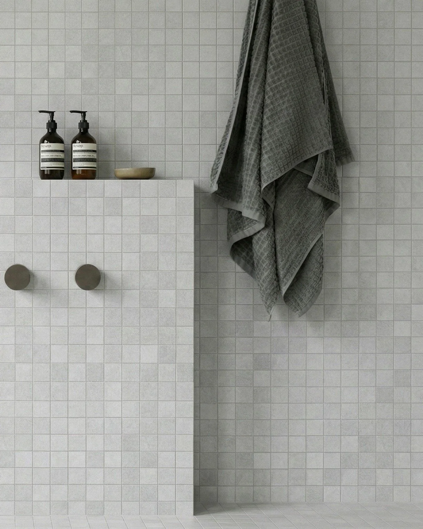 A new addition we are incredibly excited to share. Limestone Tumbled in Mist⁠
⁠
Limestone Tumbled, 45 &times; 45, introduces a softer, more handcrafted expression to our Limestone range. With its gently tumbled edges and subtle variation, it brings a