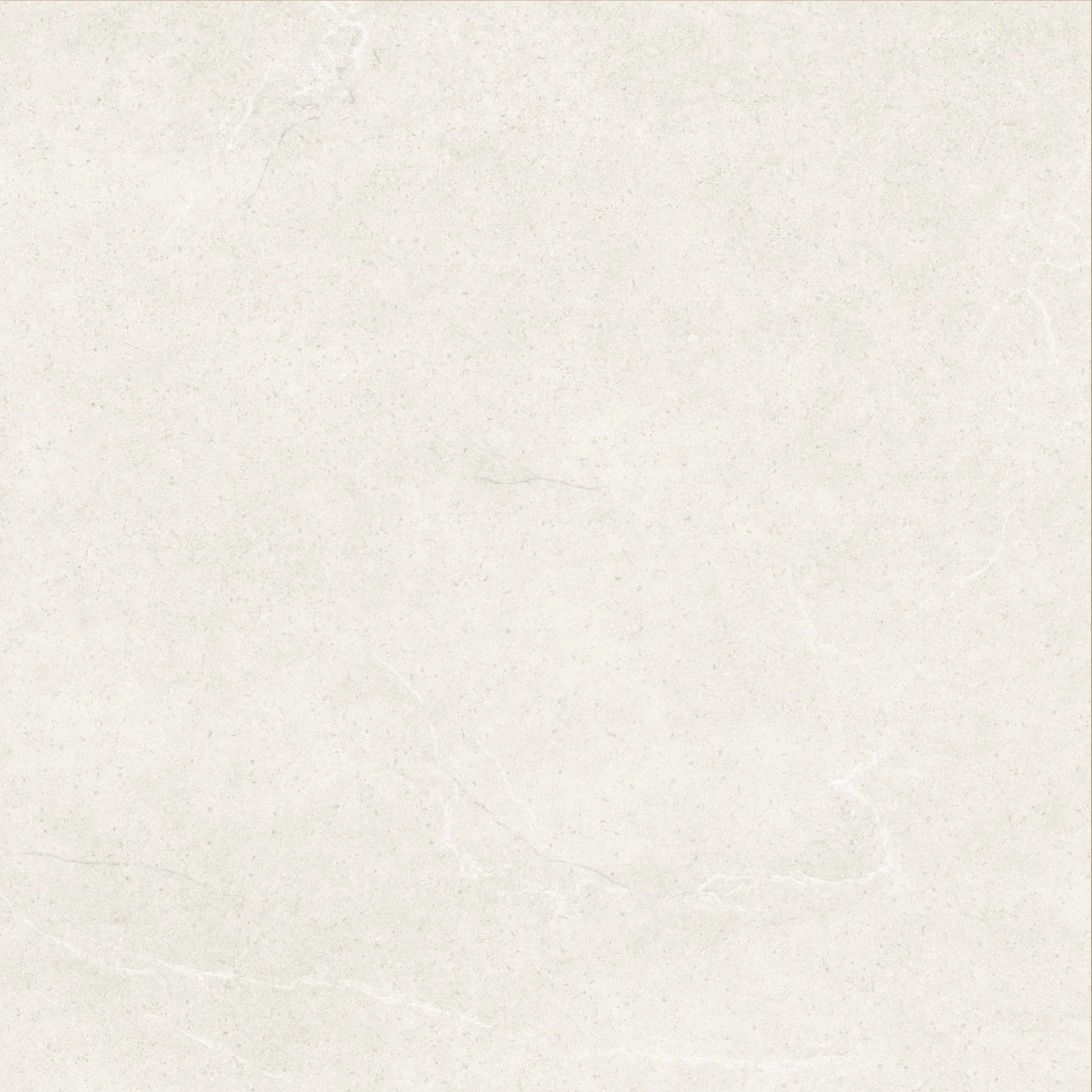 Close-up of Pietra Nostra Ivory stone-look porcelain tile showing a warm cream and ivory surface with fine mineral-like markings and subtle pale veining.