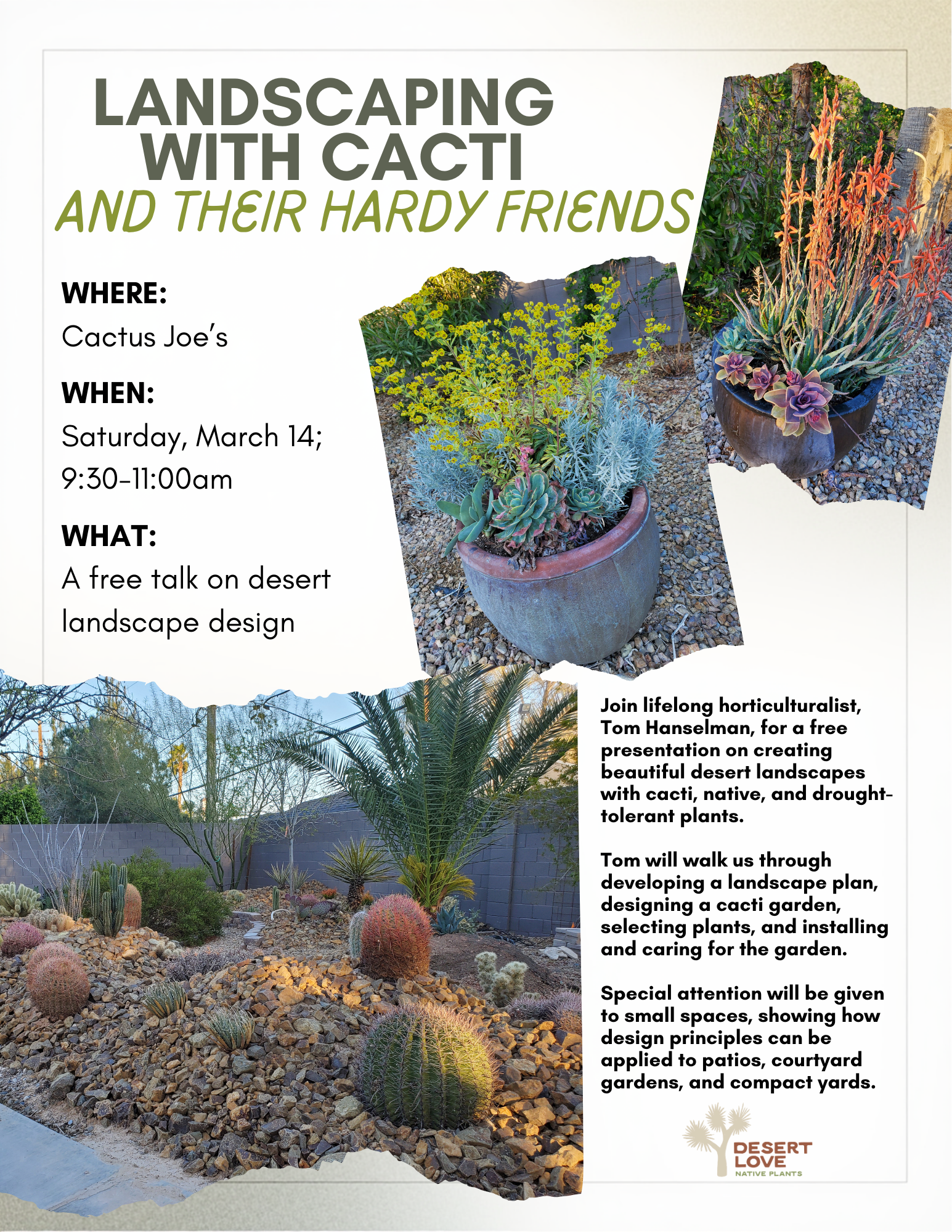 Landscaping with Cacti and their Hardy Friends
