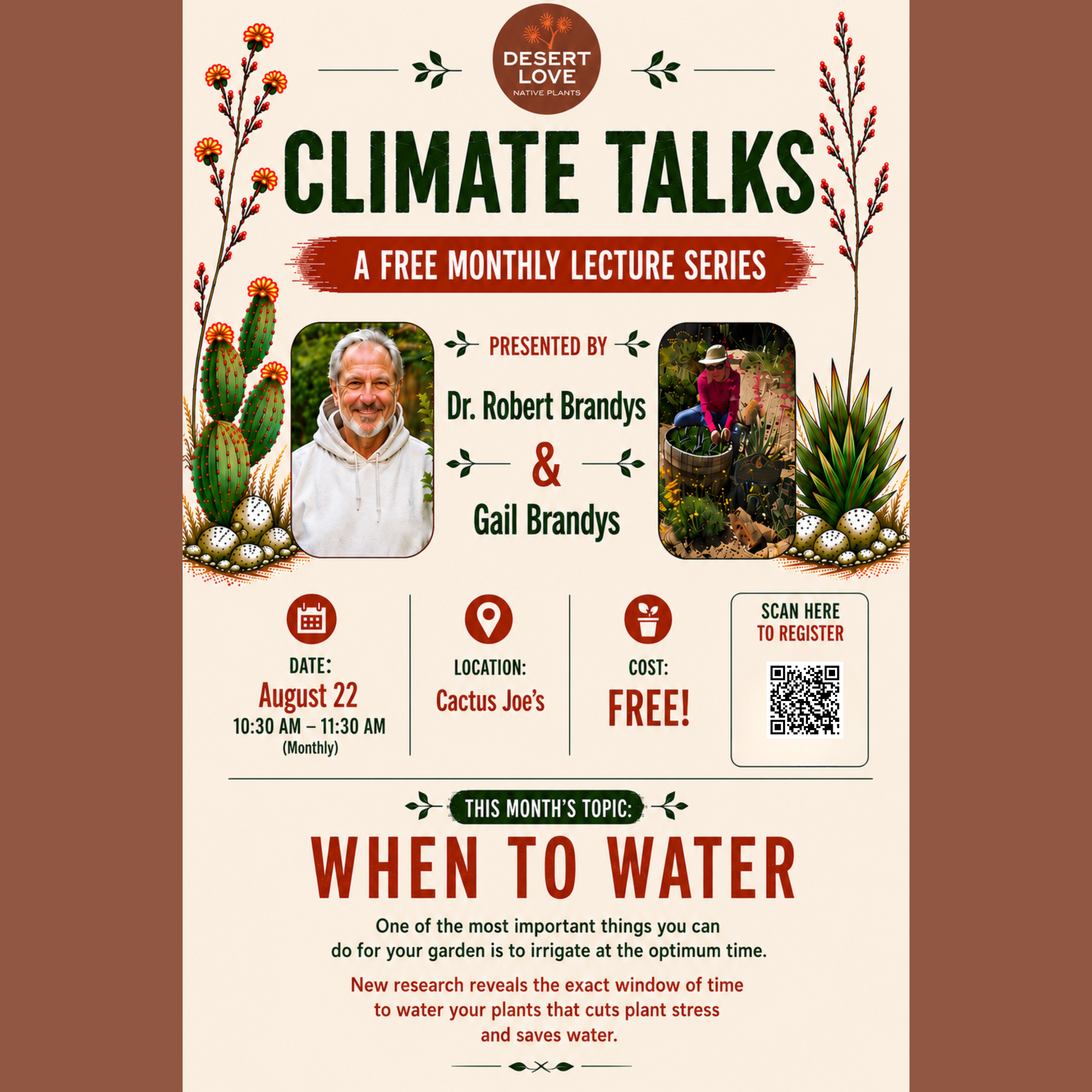 Climate Talks: When to Water