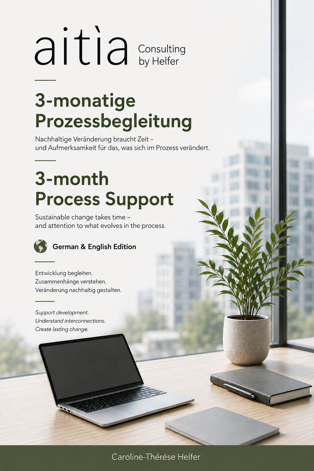 3-monatige Prozessbegleitung für Organisationen & Unternehmen