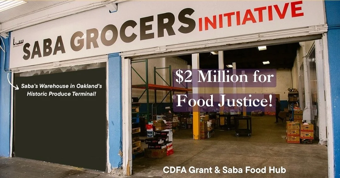 🎉 Big news! We&rsquo;re thrilled to share that Saba Grocers Initiative has been awarded a $2 million grant from the California Department of Food &amp; Agriculture to launch the Saba Food Hub in Oakland&rsquo;s historic Produce Market Terminal.

Thi