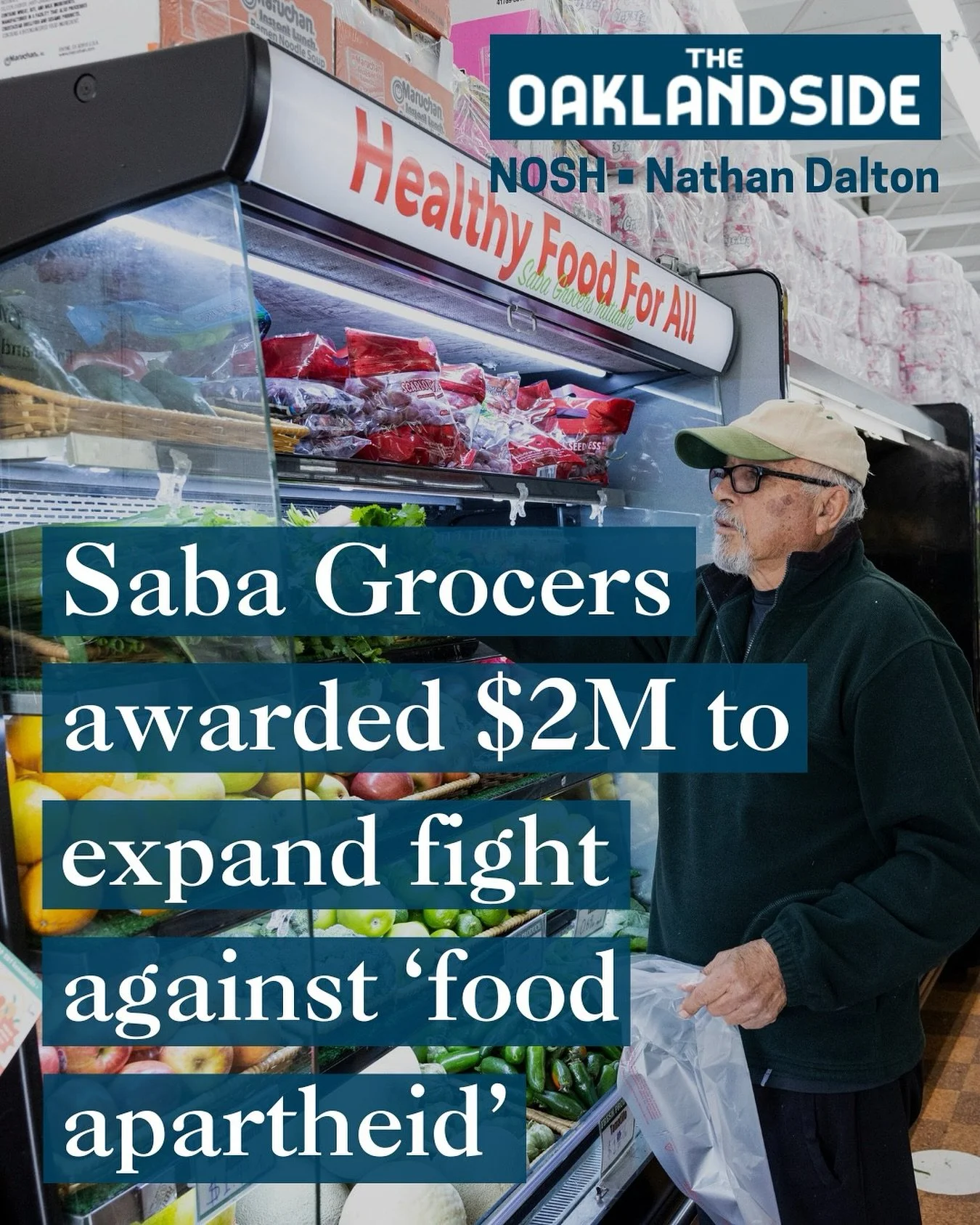 We’re honored to be featured in @theoaklandside @eastbaynosh ! 🌿
Saba Grocers Initiative has been awarded $2 million from the California Department of Food and Agriculture to launch the Saba Food Hub — a community-owned distribution cen