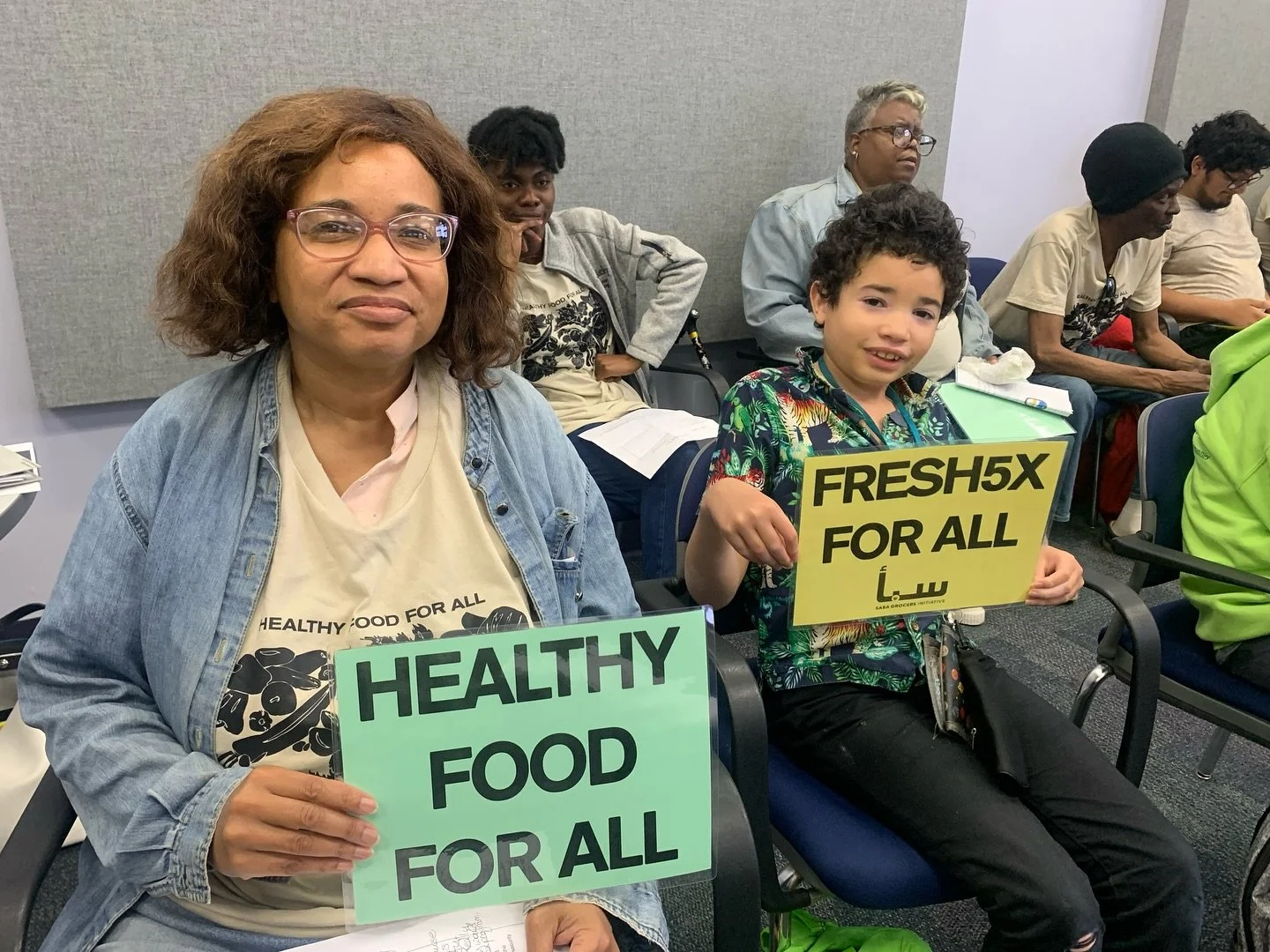 Yesterday, our community showed up ✊🏽
Alameda County is deciding how to allocate Measure W, a local tax that funds homelessness and safety-net programs, including efforts that address food insecurity.
Saba community members, store owners, and resi