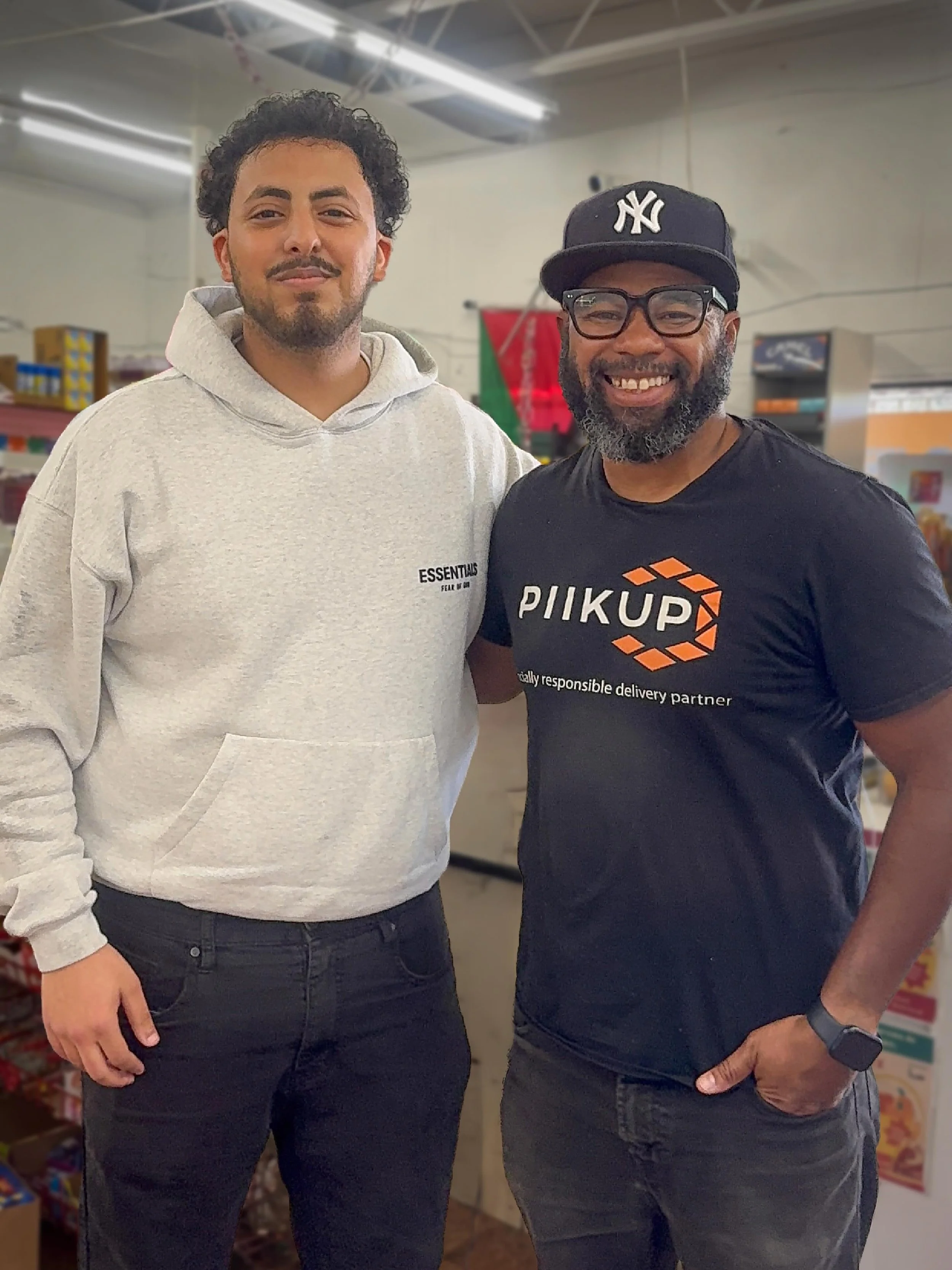 This week, we followed Greg from Piikup on his produce route to the corner stores we work with across Oakland.
As he delivered fresh fruits and vegetables, we talked with him about what this work looks like day to day, the relationships built along t