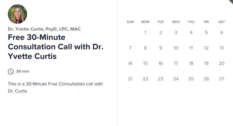 Dr. Curtis Calendly calendar link to schedule free consultation for intensive EMDR therapy or Elite Mental Toughness® programs. Book online or contact directly | TraumaRecoveryInstitute.org | Serving Alaska, nationwide, and international clients.
