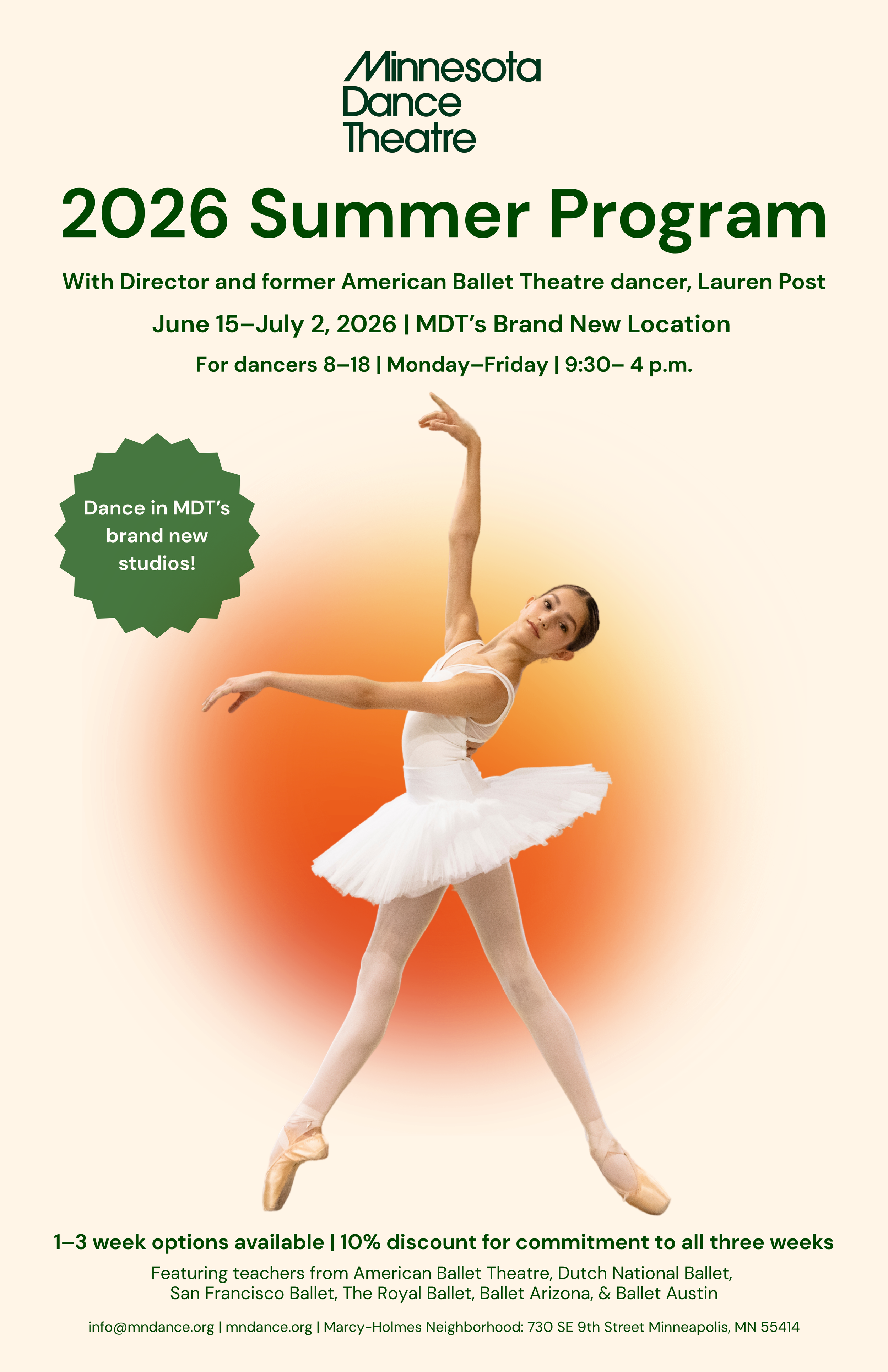 MDT’s 2026 Summer Program