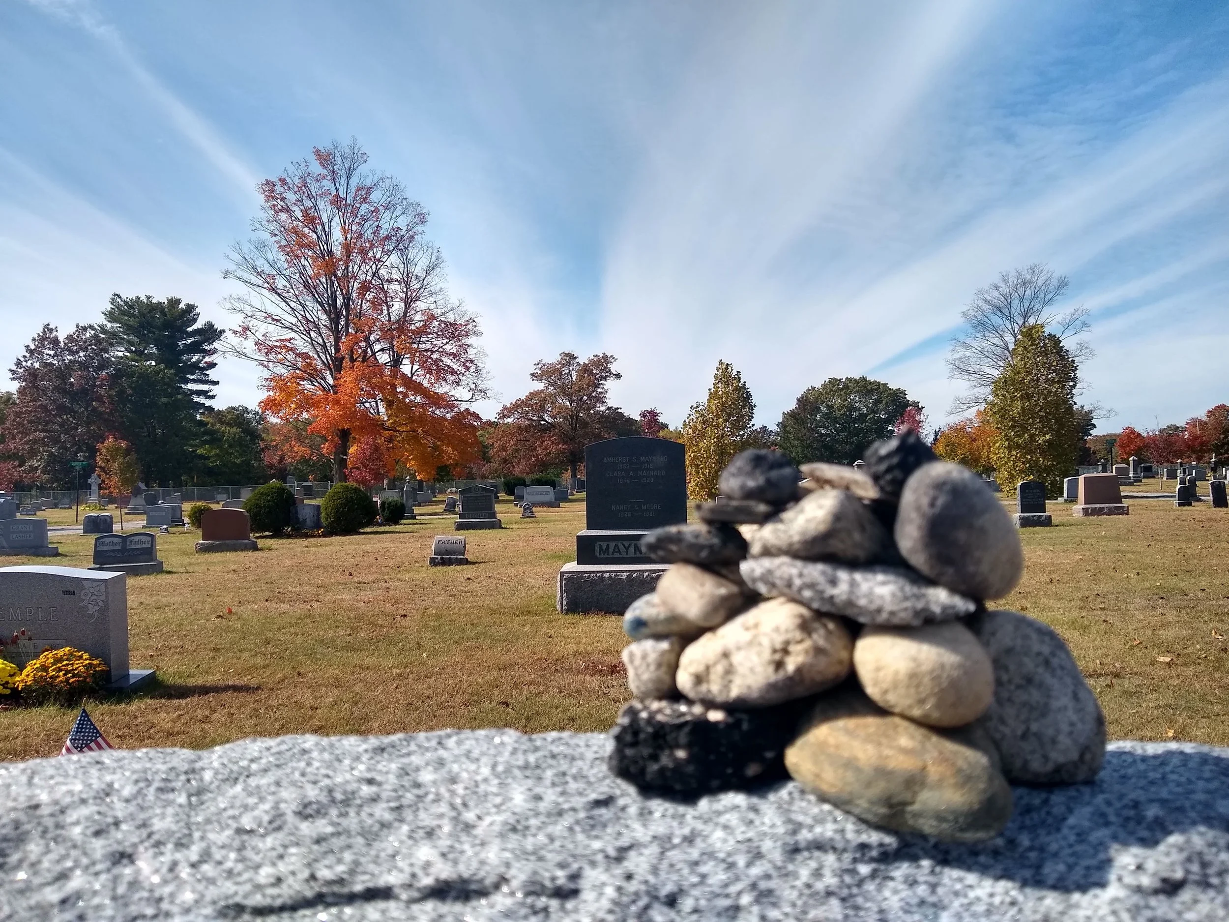 Cemeteries. momento mori