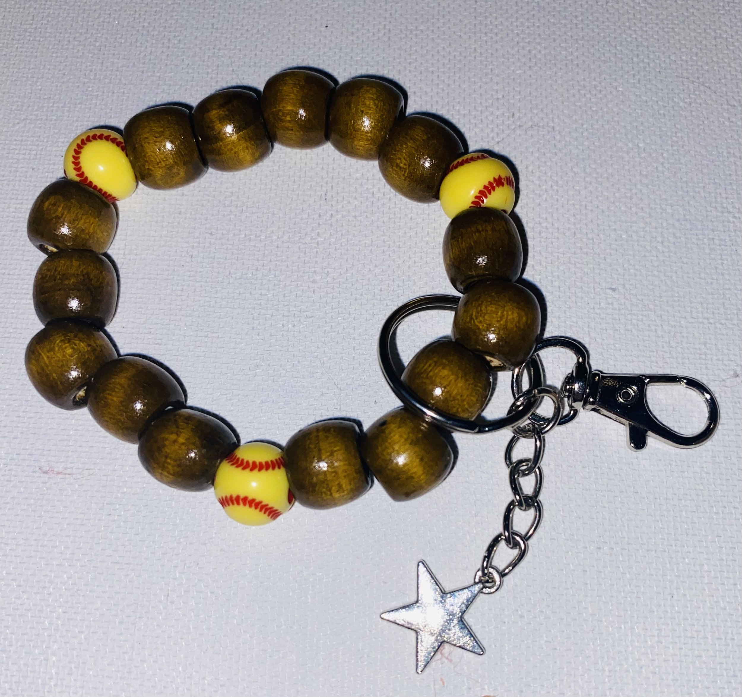 Softball Wristlet