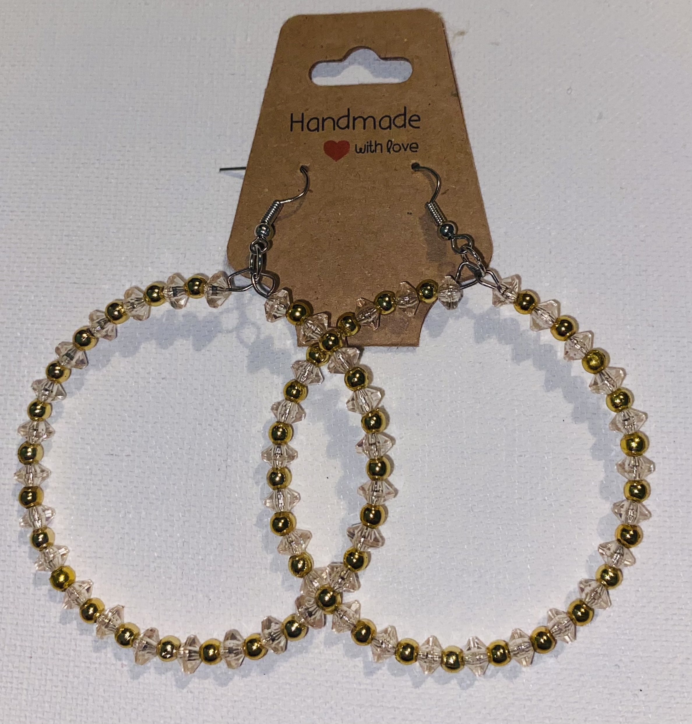 Beaded Hoops