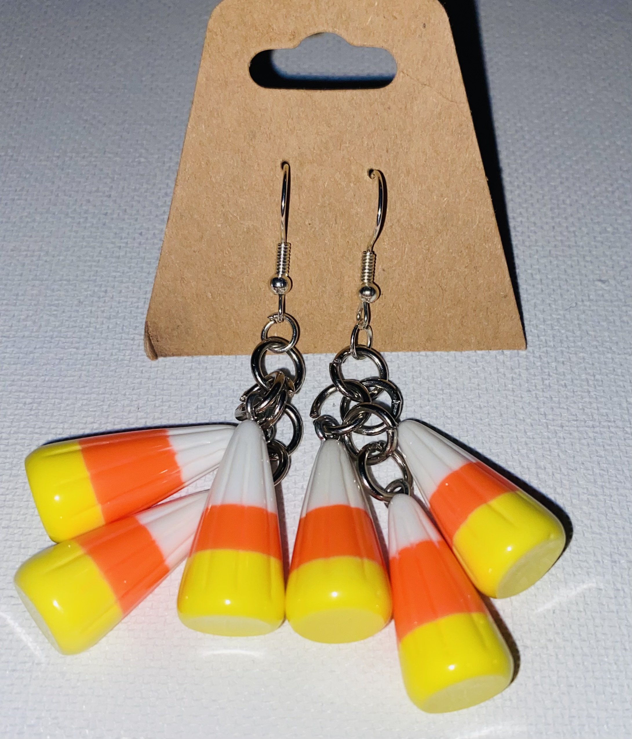 3-Tiered CandyCorn Earrings