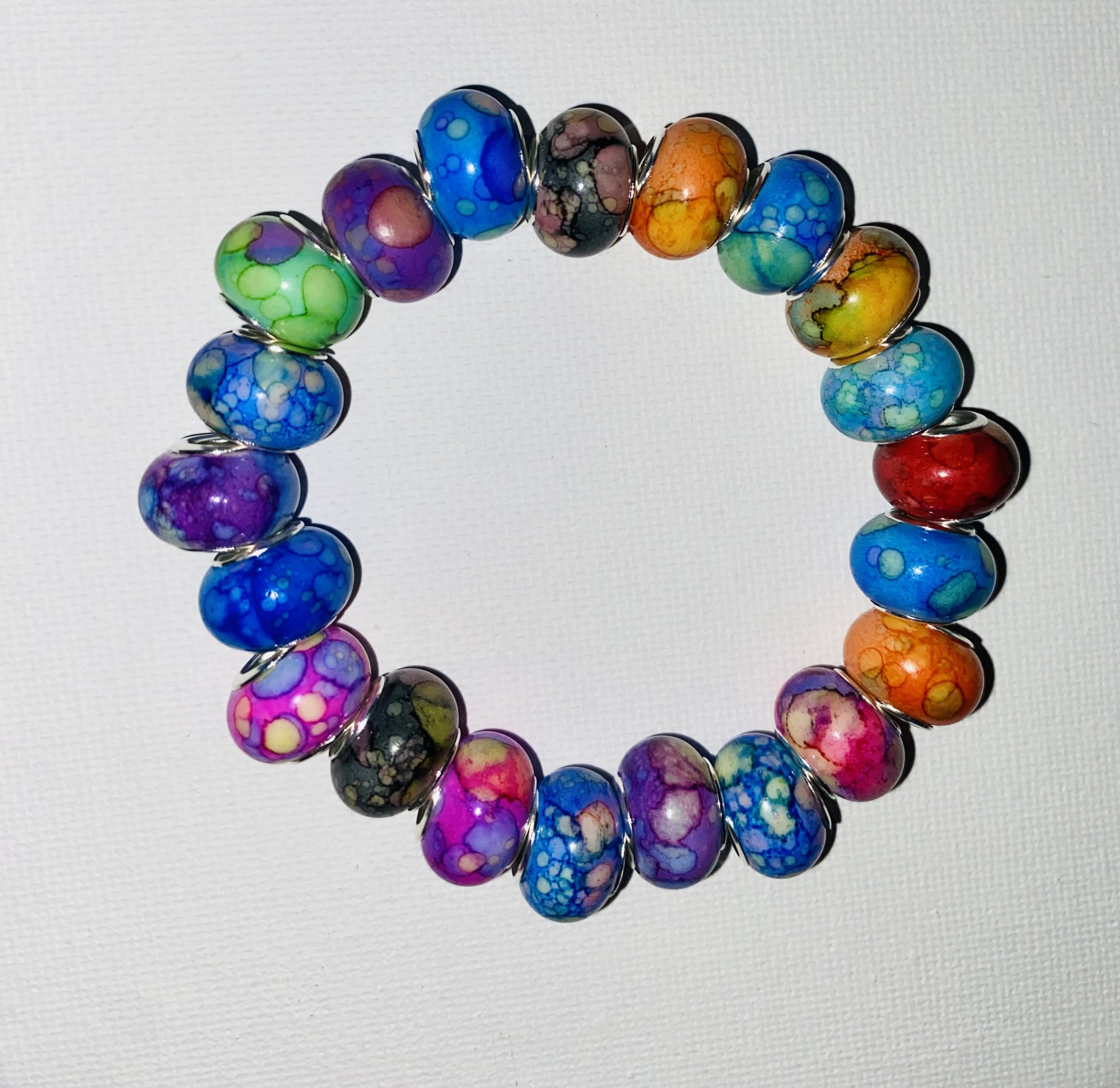Marble Beaded Bracelet