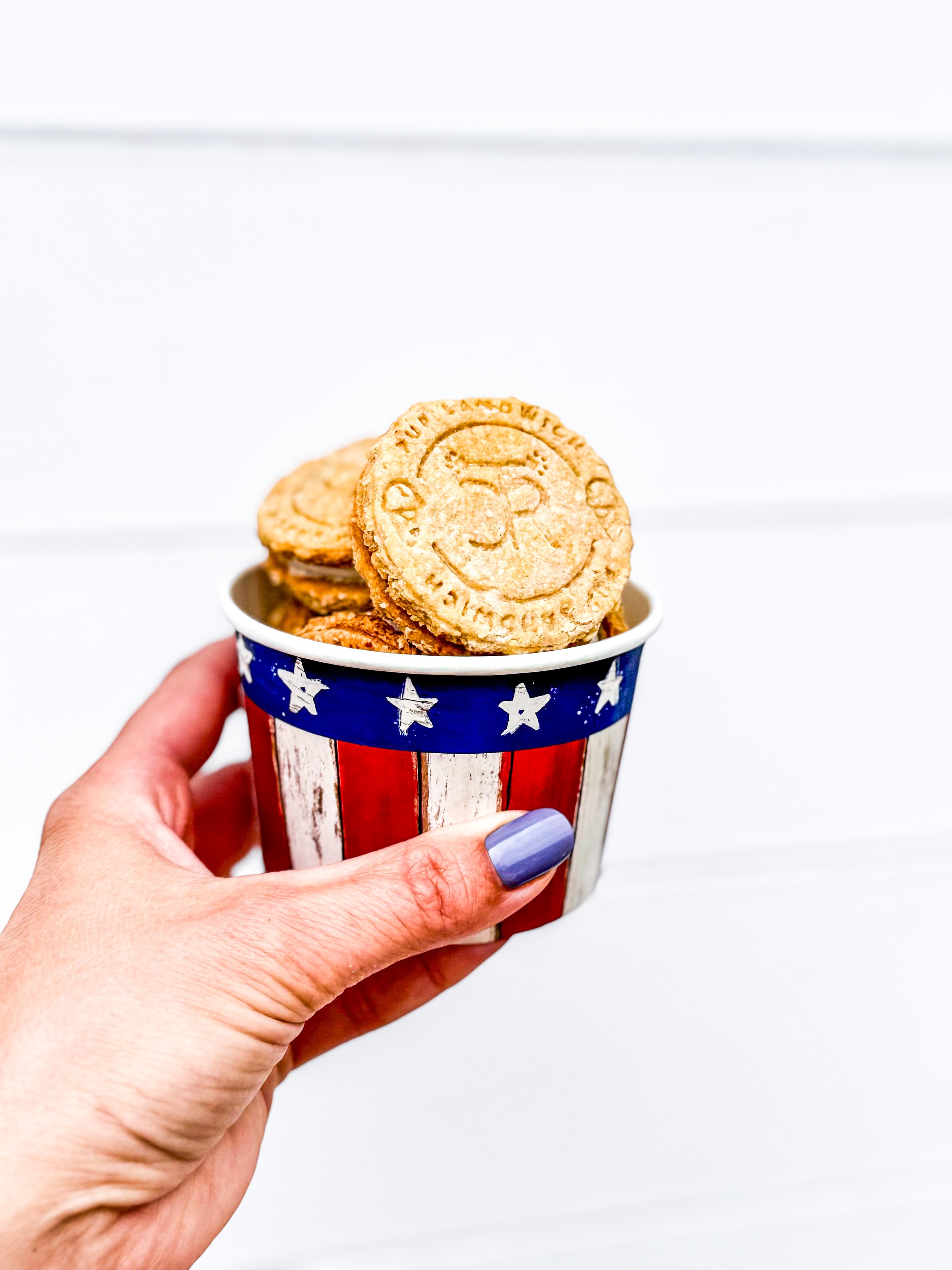 Frozen Yoghurt Pup Sandwiches