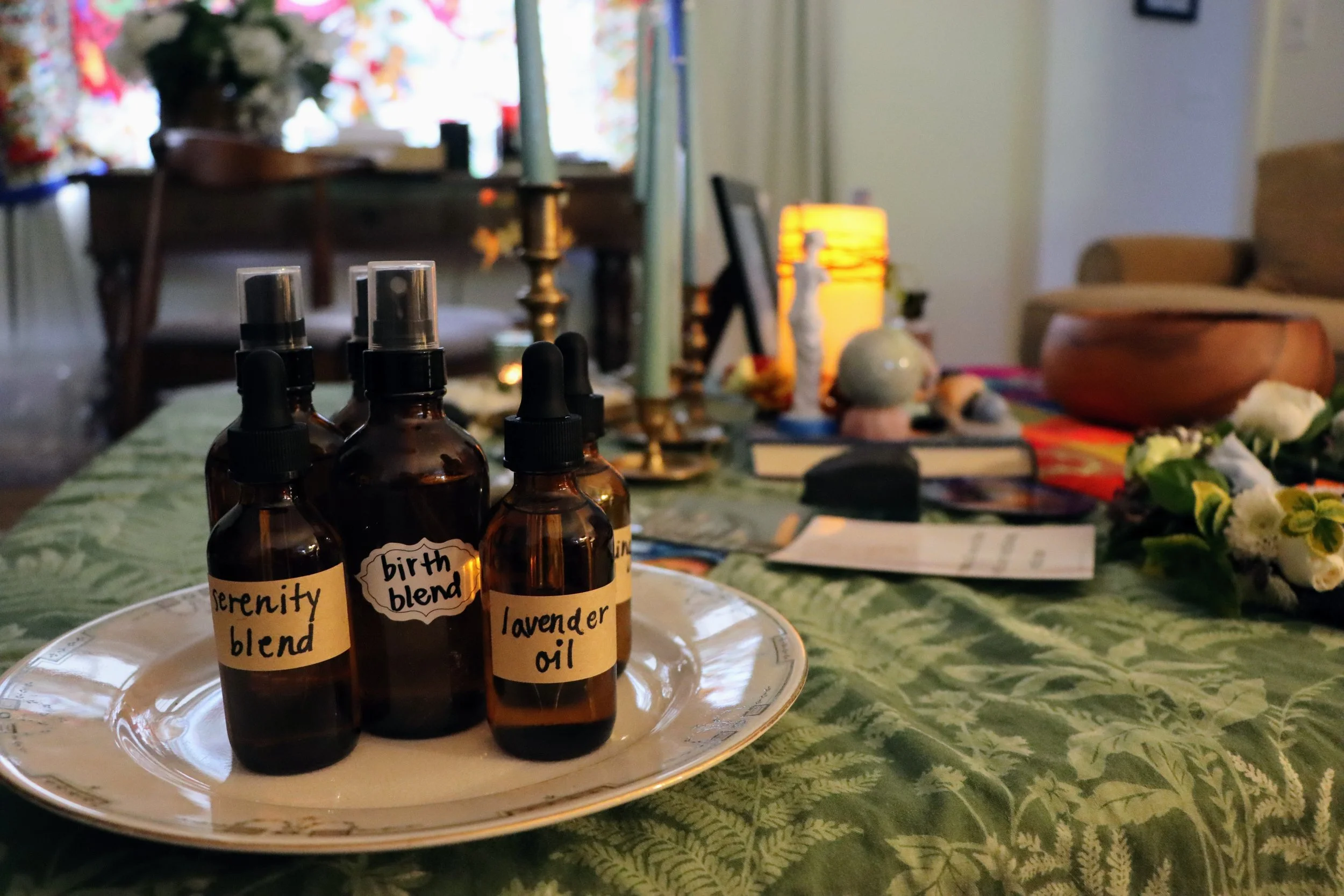 Essential oil blends created by Elisabeth