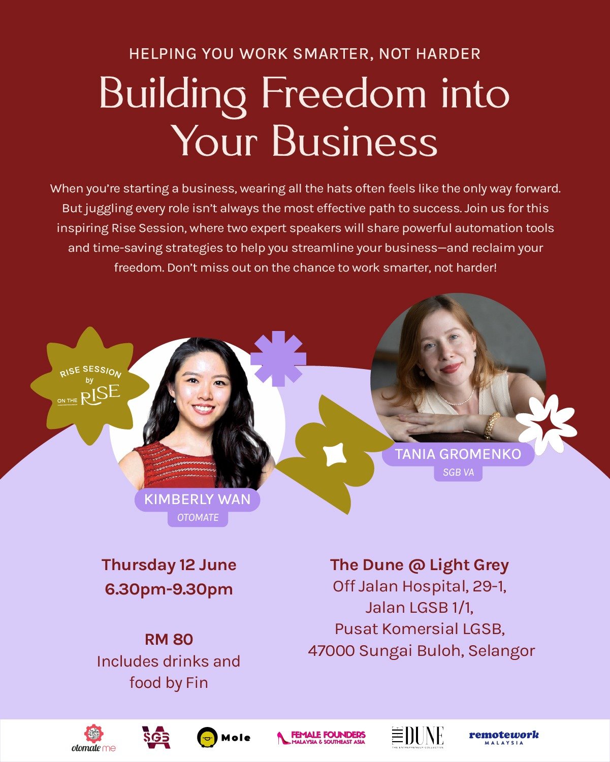 Rise Session: Building Freedom into your Business