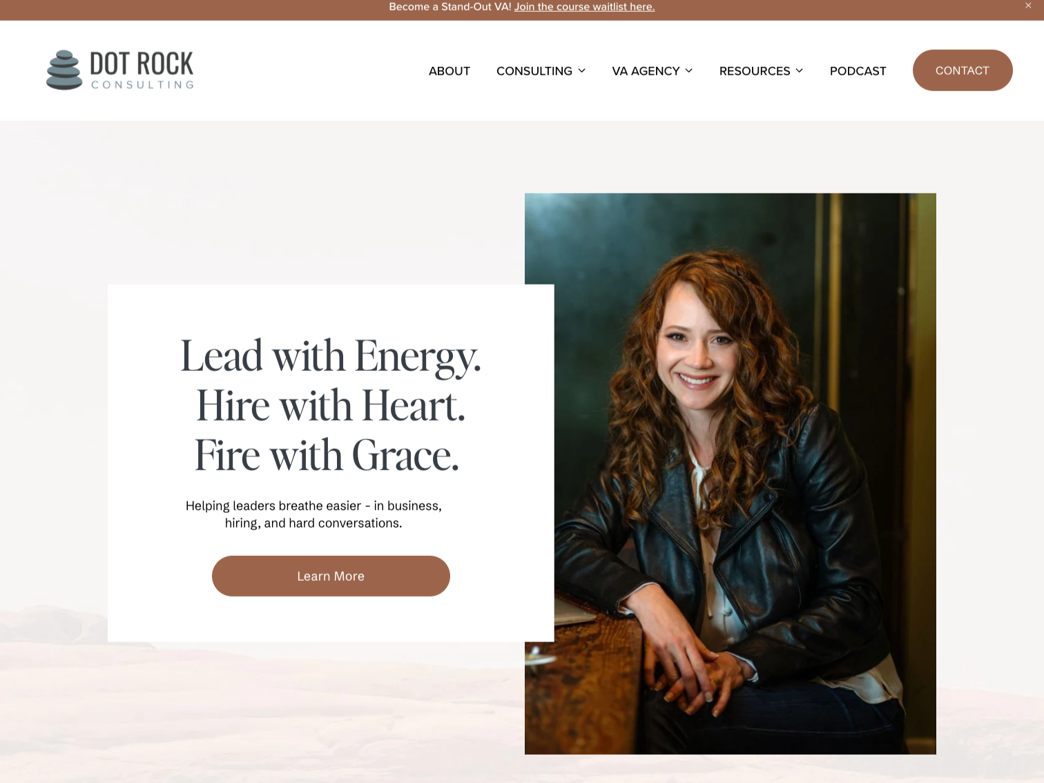 Consultant Website: Dot Rock Consulting