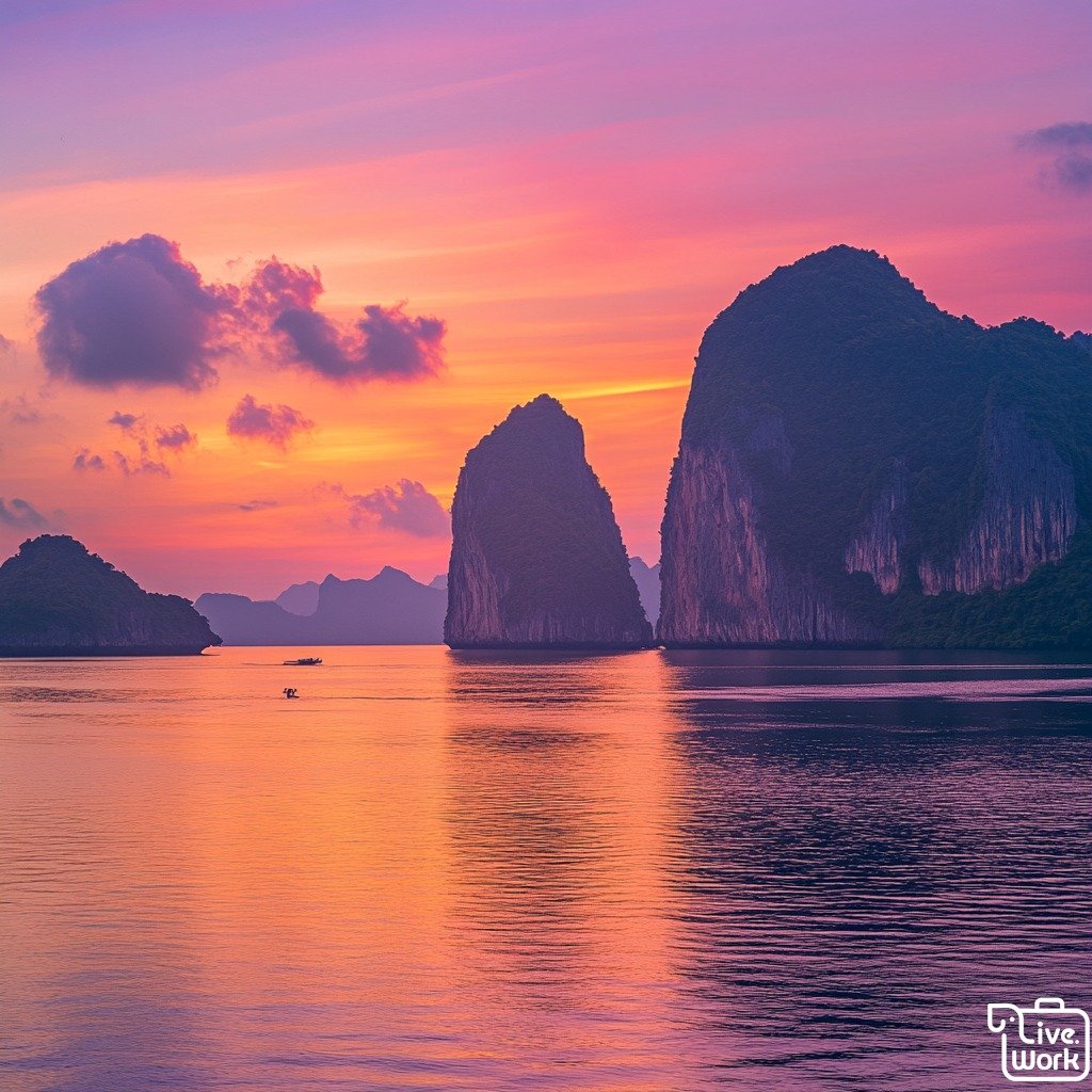 Discover the magic of Thailand's islands, where enchanting sunsets and boundless adventures await. Picture yourself lounging on a pristine beach, as the golden sun sets beyond the horizon. Feel the thrill of exploring hidden caves, or take a boat tou