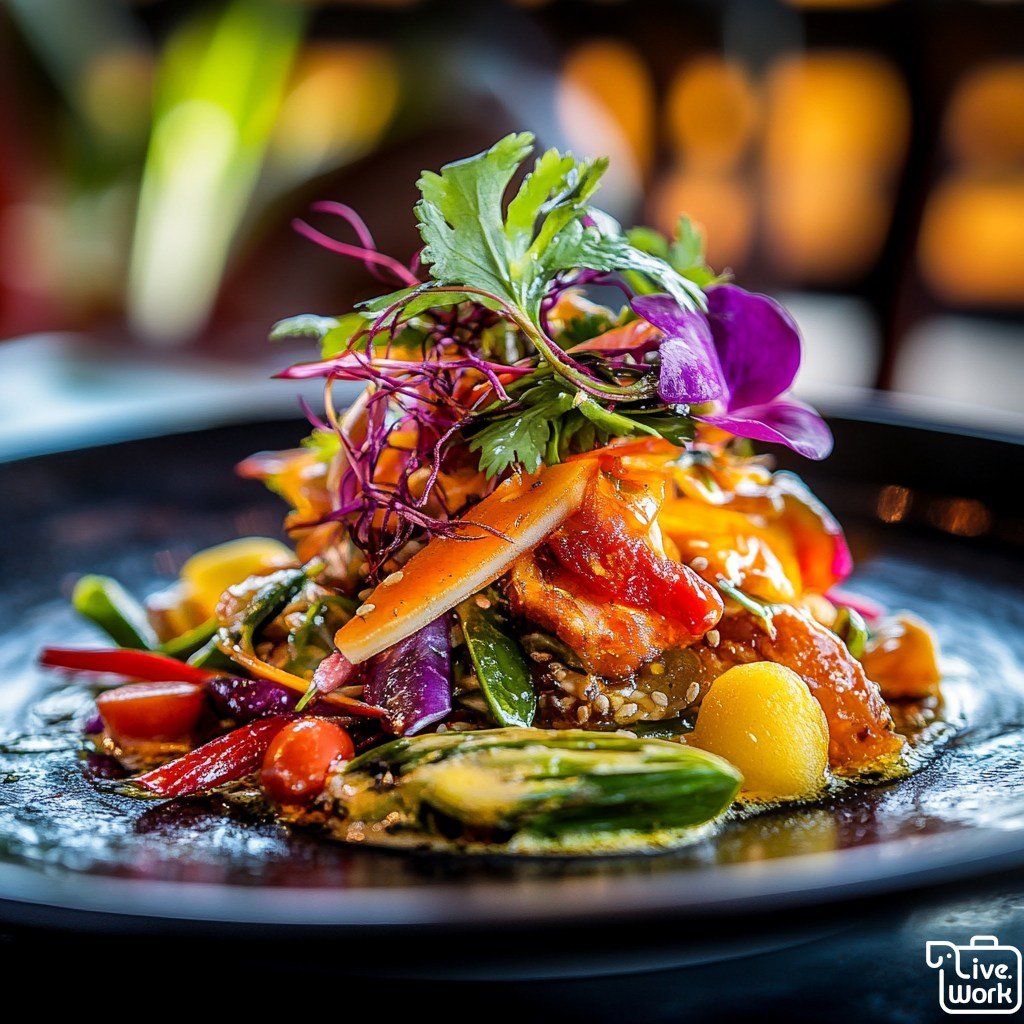 Discover the world of Thai cuisine, where every dish tells a story of cultural exchange and adaptation. The intricate blend of flavors reflects centuries of culinary evolution, from aromatic curries to fresh, zesty salads. Experience a flavorful jour