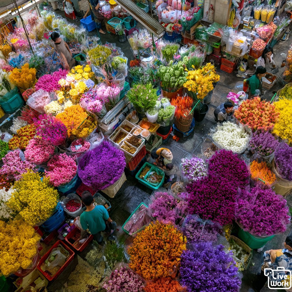 A Blooming Tradition: Discover the Enchanting World of Thai Flower Markets