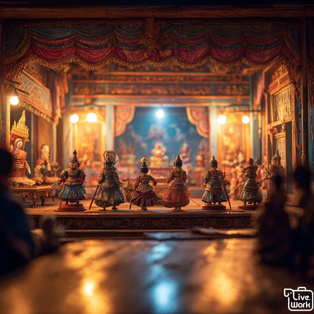 Step into the mesmerizing world of Thai traditional puppetry, where centuries of artistry and mythology converge on stage. The delicate craftsmanship and expressive movements of these puppets bring ancient tales to life with unparalleled beauty. Expe