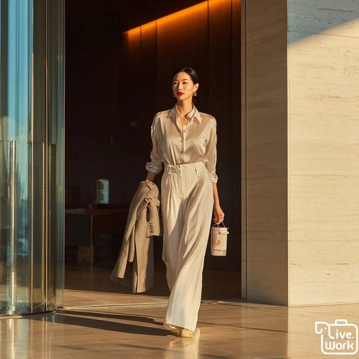 Hot commute, cold office&mdash;Thailand&rsquo;s workdays often mean dressing for two climates. Go for breathable fabrics (cotton, linen blends) and keep a light cardigan or blazer at your desk for AC-heavy meetings. Neutral, light colors look profess