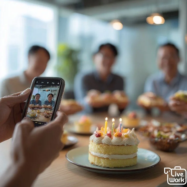 Thai office birthdays are often simple, sweet, and surprisingly social. A cake shows up, everyone gathers for quick photos, and the birthday person usually shares snacks so the whole team can join in. It&rsquo;s less about a big party and more about 