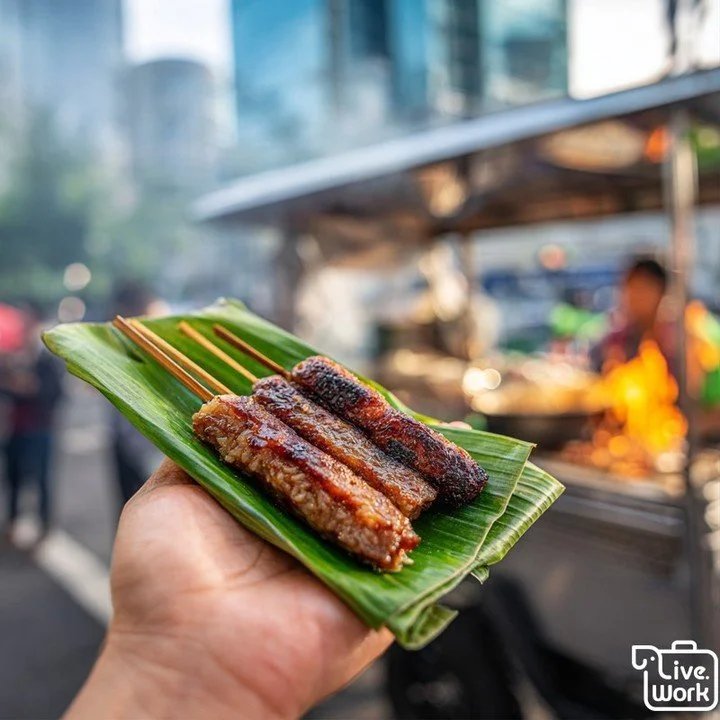 Bangkok office mornings are a sprint, so breakfast has to be fast and satisfying. Go for moo ping + sticky rice when you need something handheld, or jok when you want warm comfort in a bowl. Pair it with soy milk (nam tao hu) for an easy, local energ