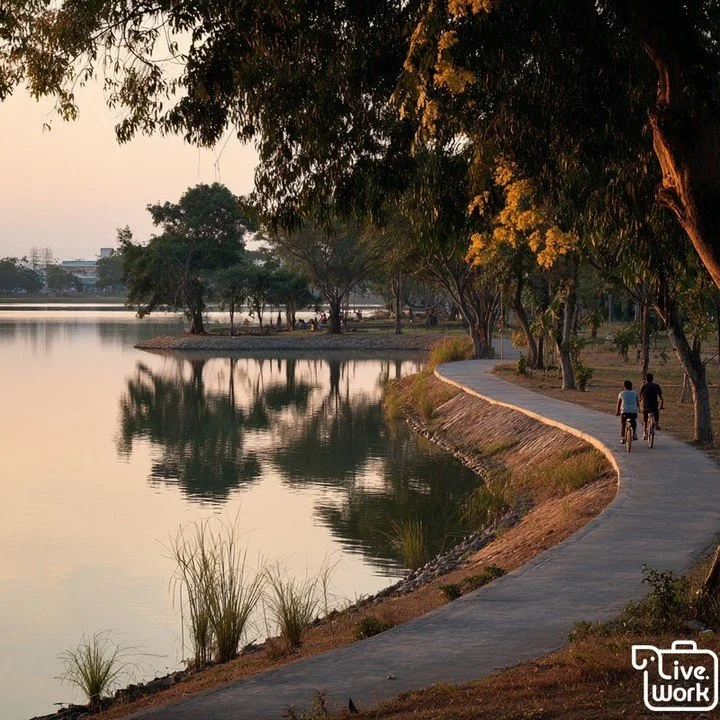 Khon Kaen does weekends the easy way: great Isan food, breezy parks, and zero rush. Grab som tam + gai yang, then wander around Bueng Kaen Nakhon Lake for sunset light and calm city views. Getting around is simple&mdash;Grab and songthaews cover most