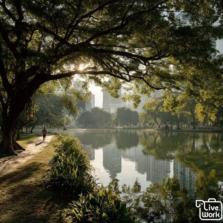 Bangkok mornings hit different when you start them in a park. Walk the lake loop at Lumphini, then switch to Benjakitti Forest Park for that skyline-meets-greenery vibe and an easy sunset run route. For a laid-back picnic, Chatuchak Park is super acc