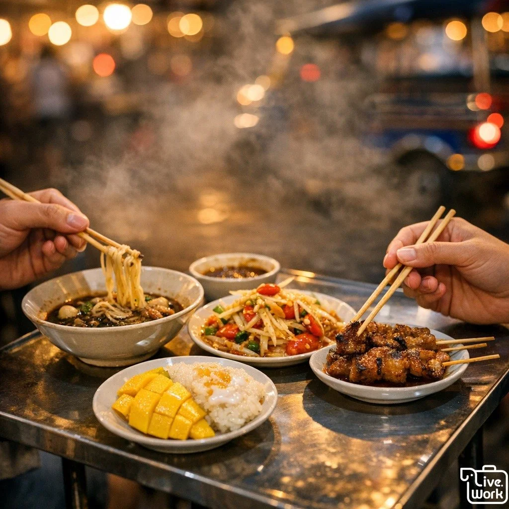 Bangkok street food is best when you treat it like a tasting menu. Pick 4 stops, order the smallest portions, and share everything so you can try more without crashing. Walk 5&ndash;10 minutes between stalls, and mix in something light (fruit or clea
