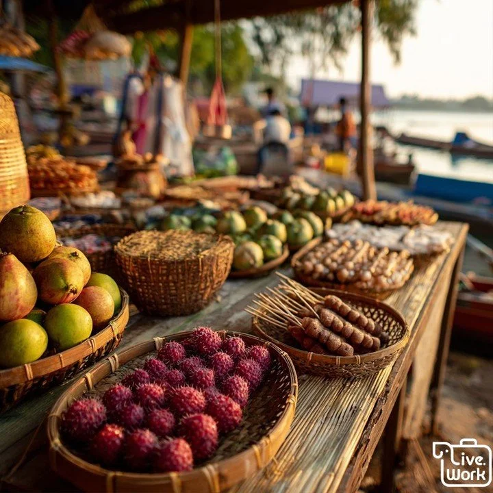A simple Ubon Ratchathani day: start with river time on the Mun&mdash;slow walk, iced coffee, and people-watching. Then head to the markets for som tam, grilled chicken, sticky rice, and a few sweet bites like kanom krok. Move around easily by Grab, 
