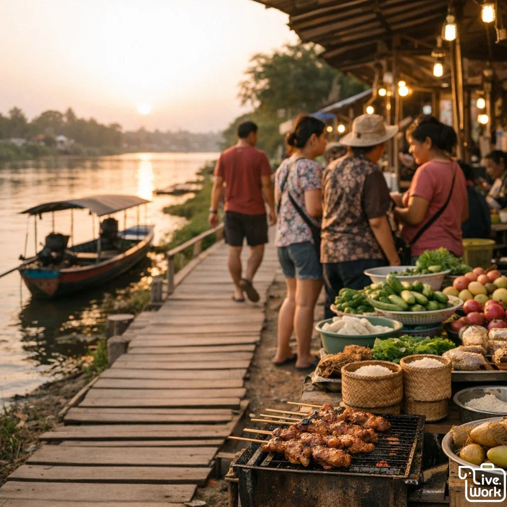 A Slow Local Day in Ubon Ratchathani: Riverside Walks, Isan Markets, and Easy Everyday Rhythm