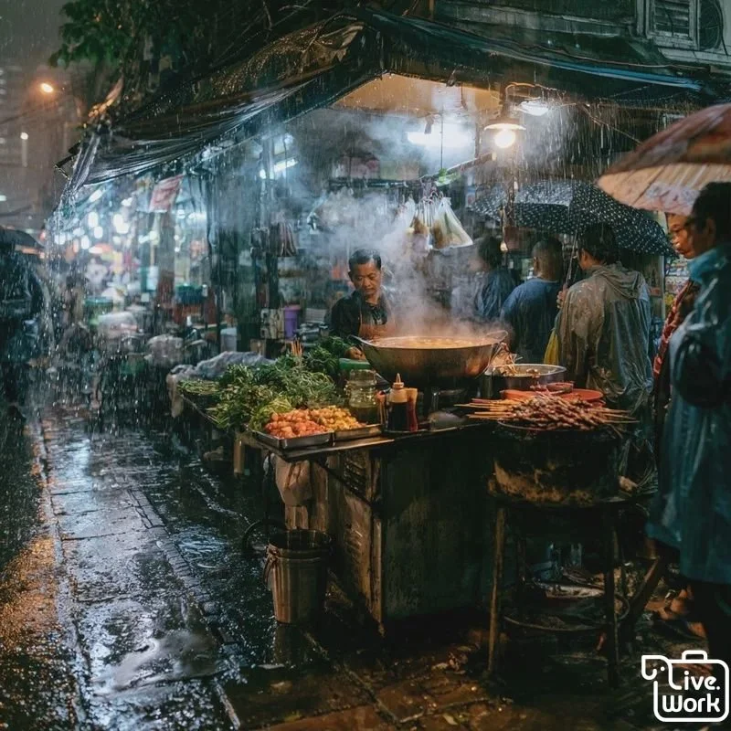 Thai Rainy-Season Street Food: Hot Bowls, Smoky Grills, Sweet Coconut Desserts, and Easy Ordering Tips