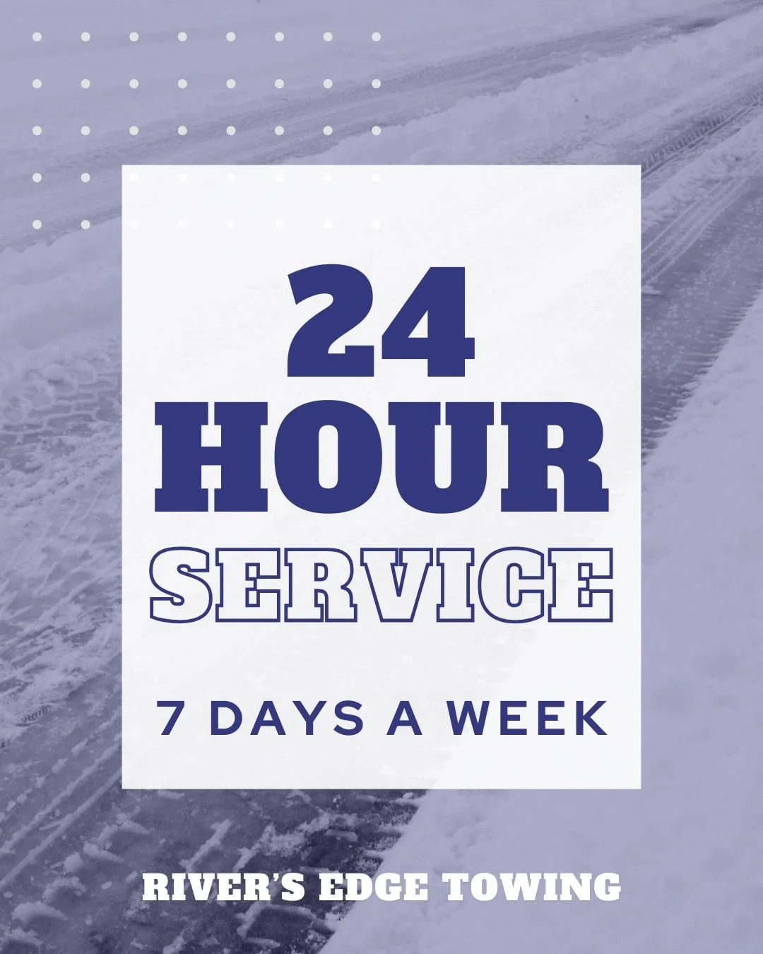 We love a beautiful winter scene as much as anyone, but we know these conditions can turn a quick trip into a slippery situation. 🥶

Before you head out:
-Slow down, keep your distance, and clear your car completely! 

But hey, we know accidents hap