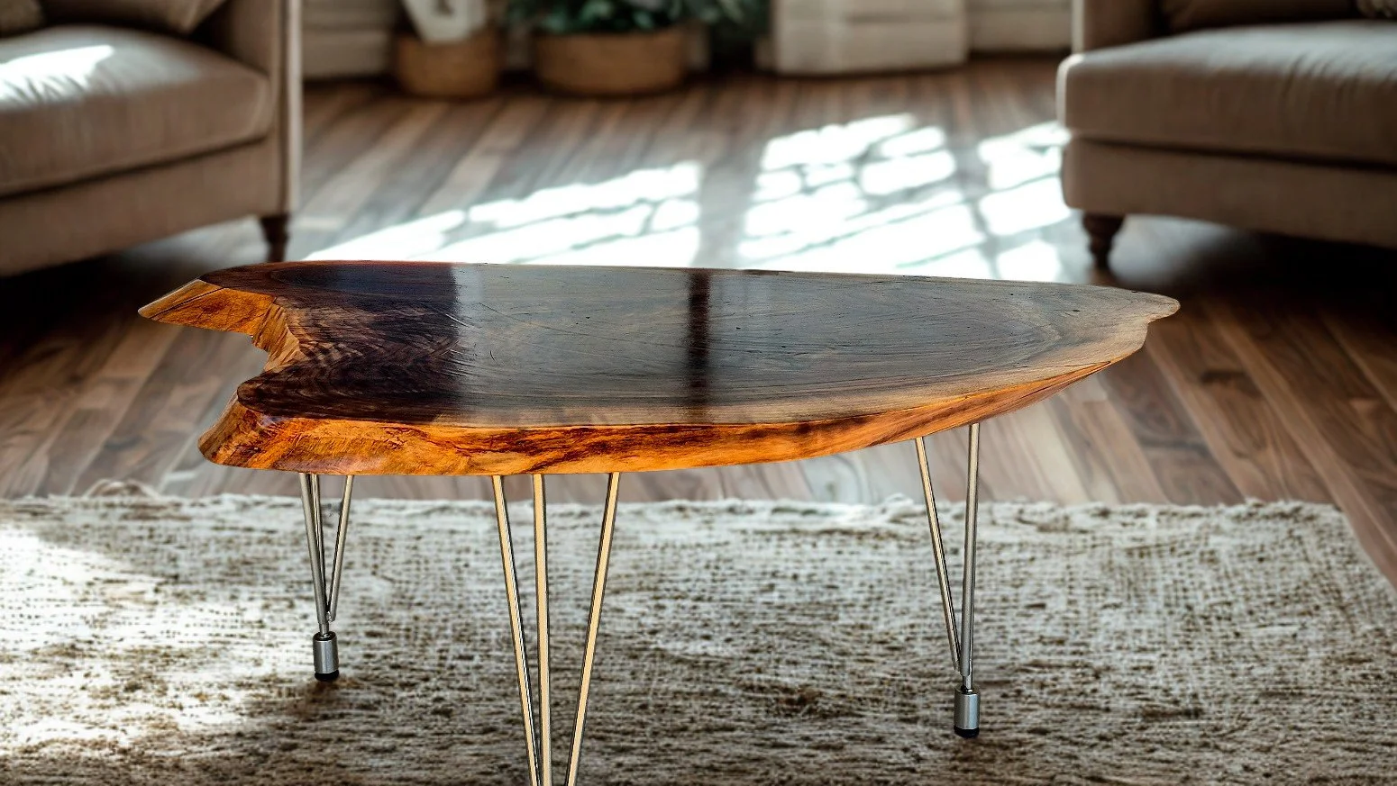 Black Walnut Cookie Coffee Table