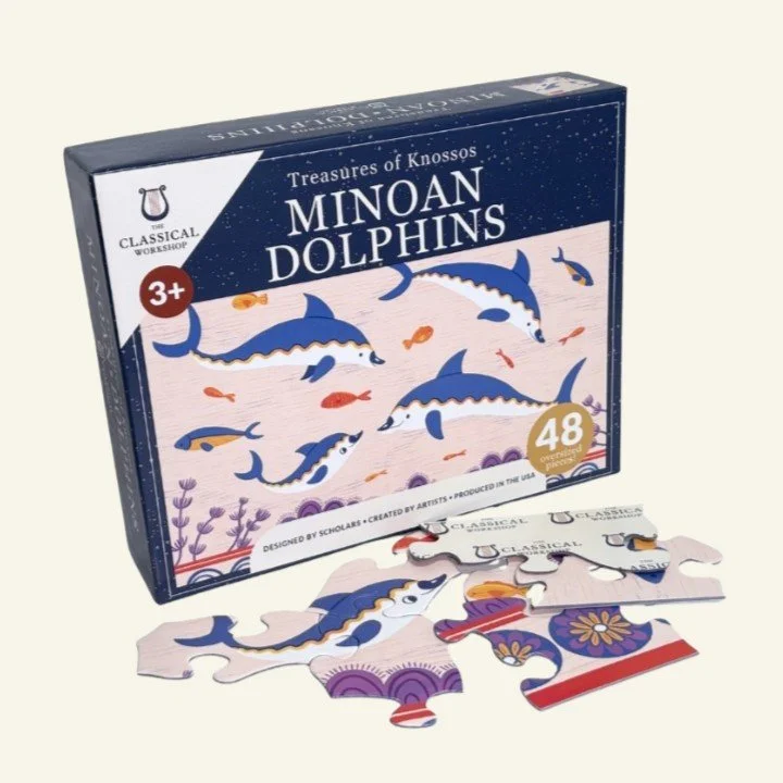 48-Piece Minoan Dolphins Puzzle
