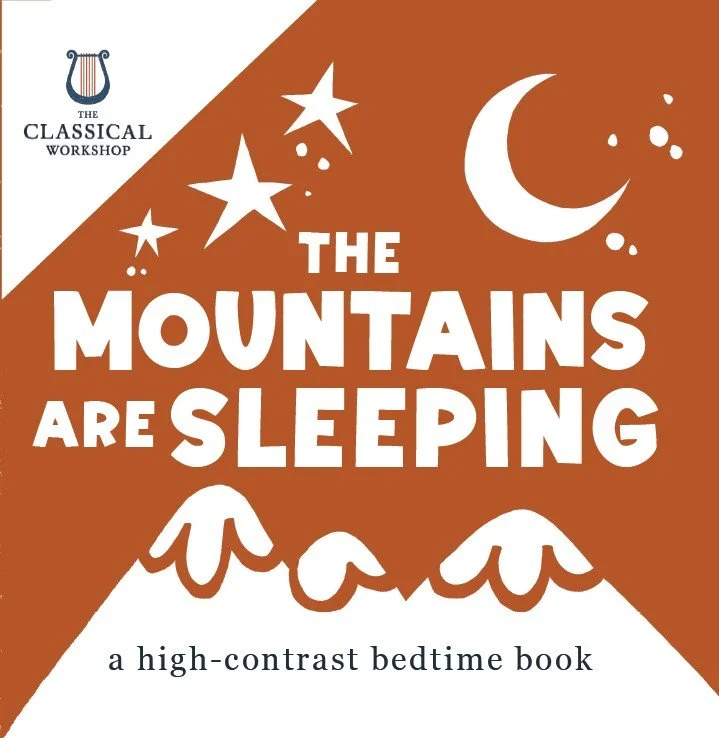 Cover of high-contrast board book for newborns and infants.