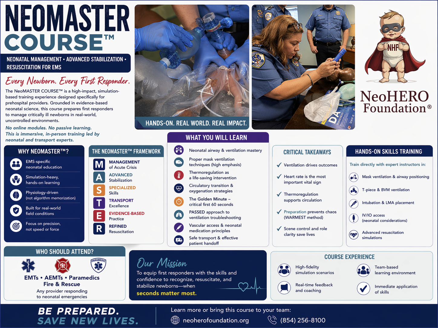 Neo Training Program Neonatal Resuscitation Course | Prehospital and Transport Providers ...