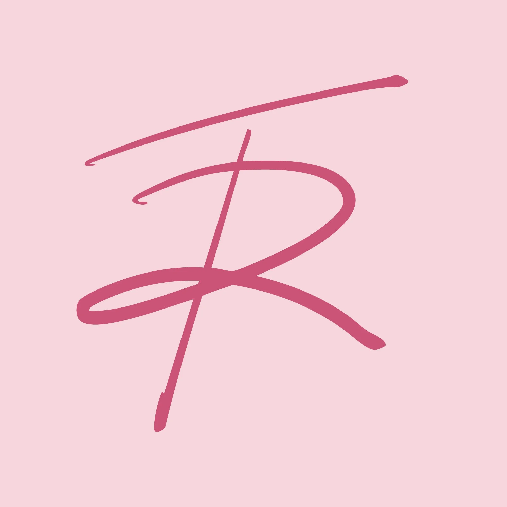 Tara Ross Pink TR Logo Icon
