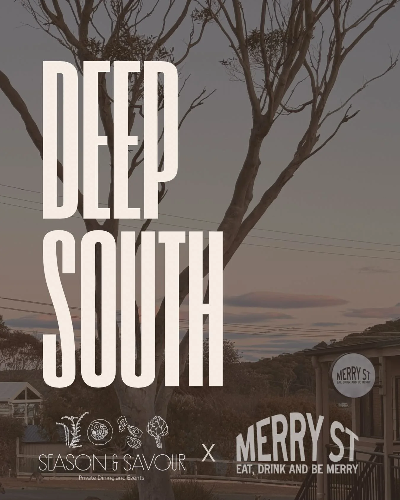 Deep South is rolling into Merry St 🔥

Think Louisiana heat, Carolina smoke, Georgia sweetness - smoky, spicy, a little messy and very, very delicious&hellip; all with a salty South Coast twist.

Sunday 14th June  12pm - 3.30pm 

Roaming food statio