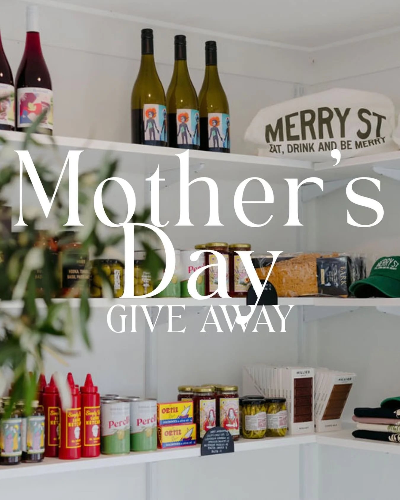 Mother&rsquo;s Day is just around the corner, and we&rsquo;ve put together something a little special&hellip;

Win a $200 Merry St Voucher + a hamper filled with some of our favourite things to share with someone special.

The perfect excuse to share