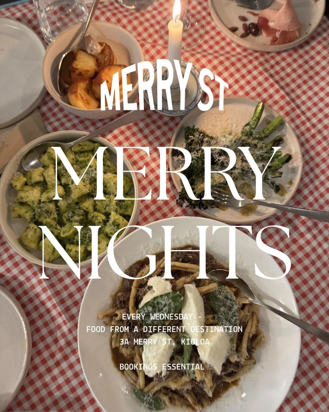 Okay&hellip; we can finally say it&hellip;

MERRY NIGHTS ARE BACK 🌎 

Different destination.
Different menu.
A little midweek escape at Merry.

Start June 3

And don&rsquo;t panic&hellip; Locals Night isn&rsquo;t going anywhere - Thursdays will be a