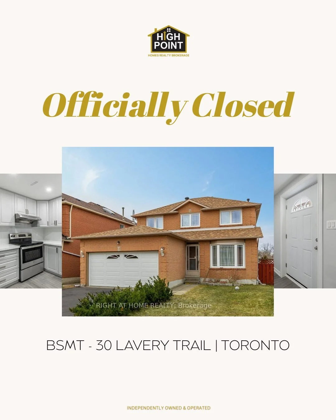 🏡 Now Available for Lease in Highland Creek! ✨
 A big shoutout to Nasreen Sultana for presenting this newly renovated basement apartment at 30 Lavery Tr, Toronto! 🎉

Located in the sought-after Highland Creek community, this bright and clean 2+1 be