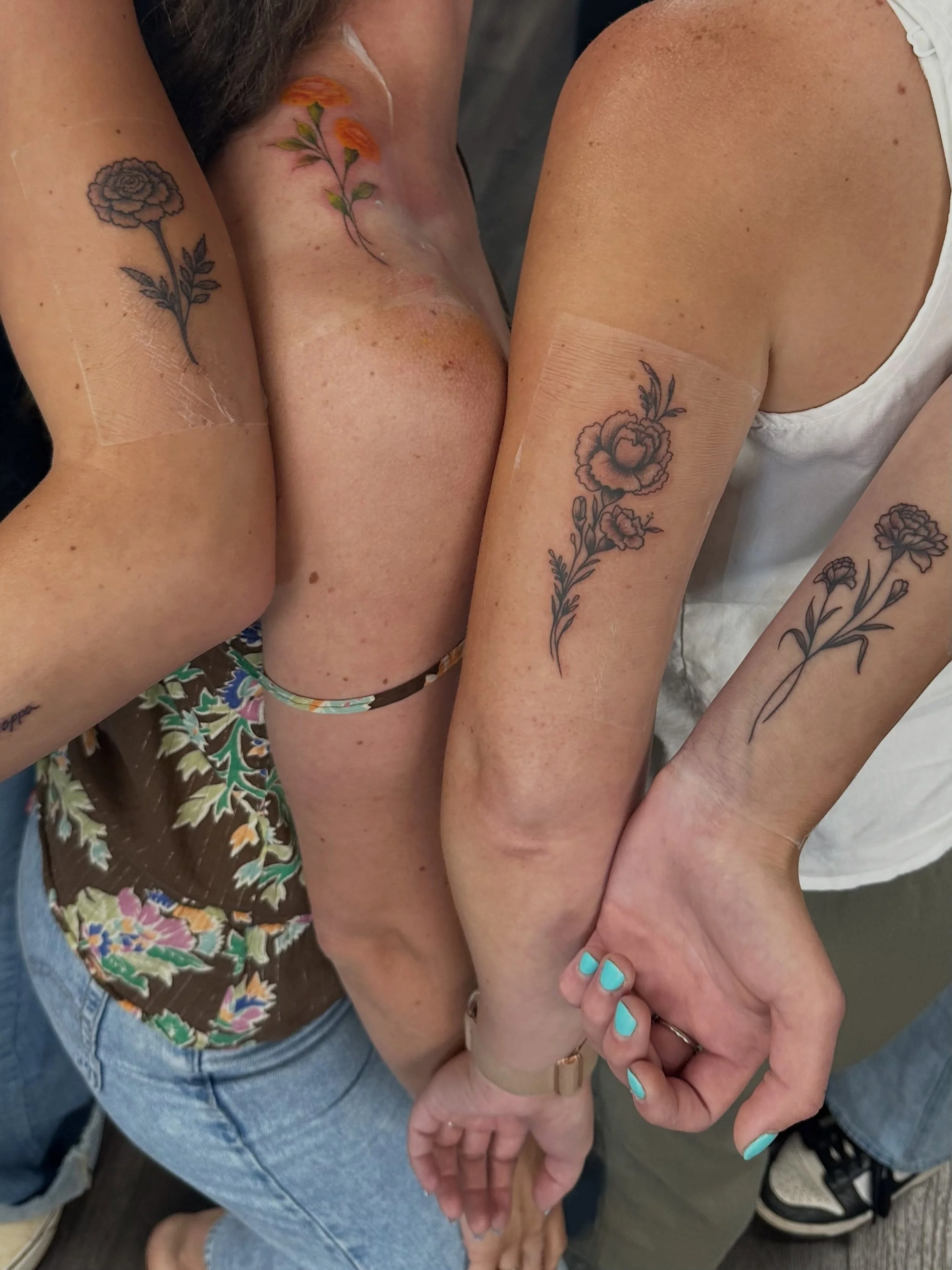 A little team field trip that meant so much more than tattoos.

Each piece is a personal reminder of kindness, joy, hope, and choosing light&mdash;even on the hard days. A small symbol of the things we want to carry with us and share with the world.

