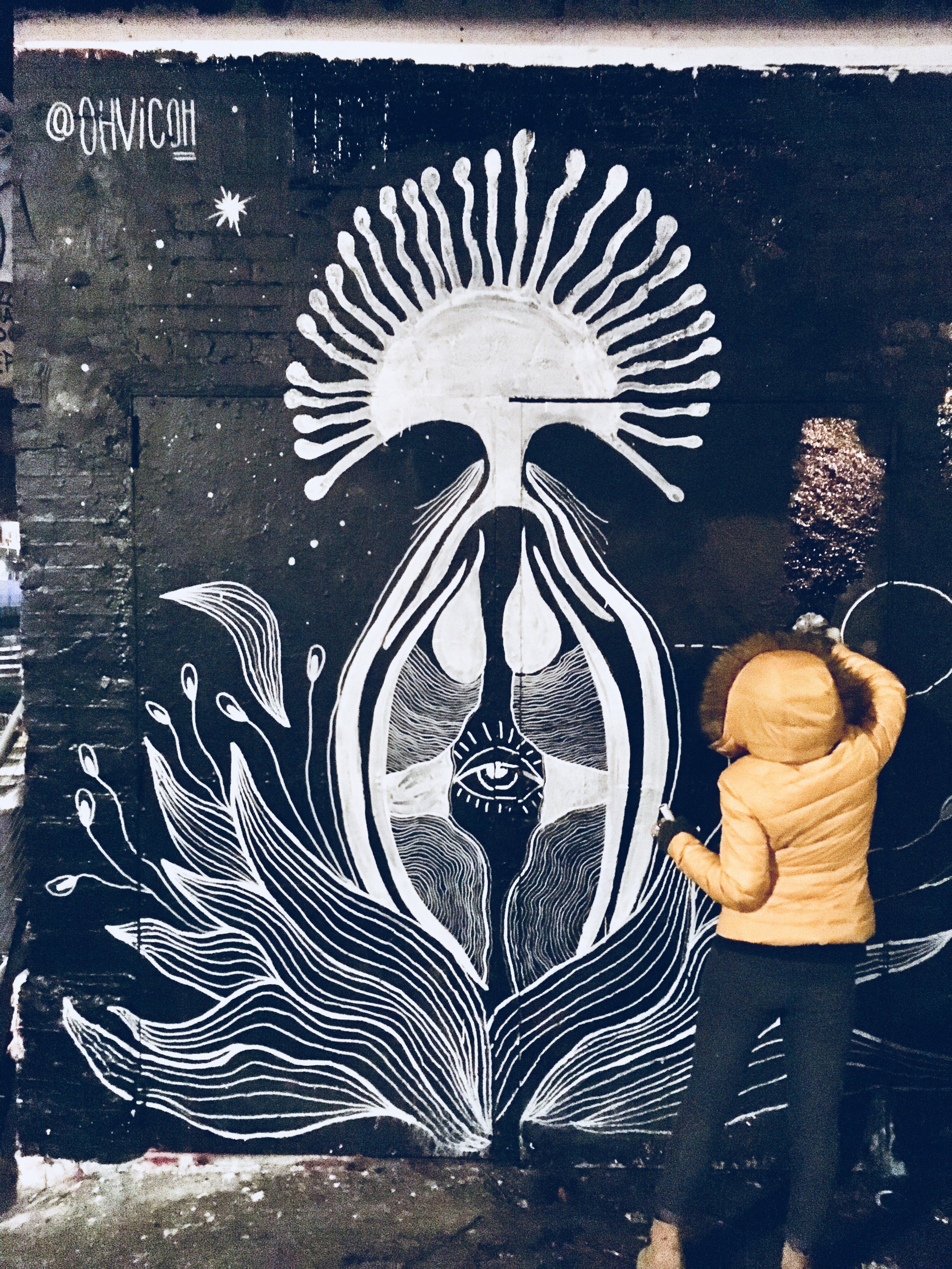 STREET ART VIVA LA VULVA - VIC OH - POINT FMR PARIS