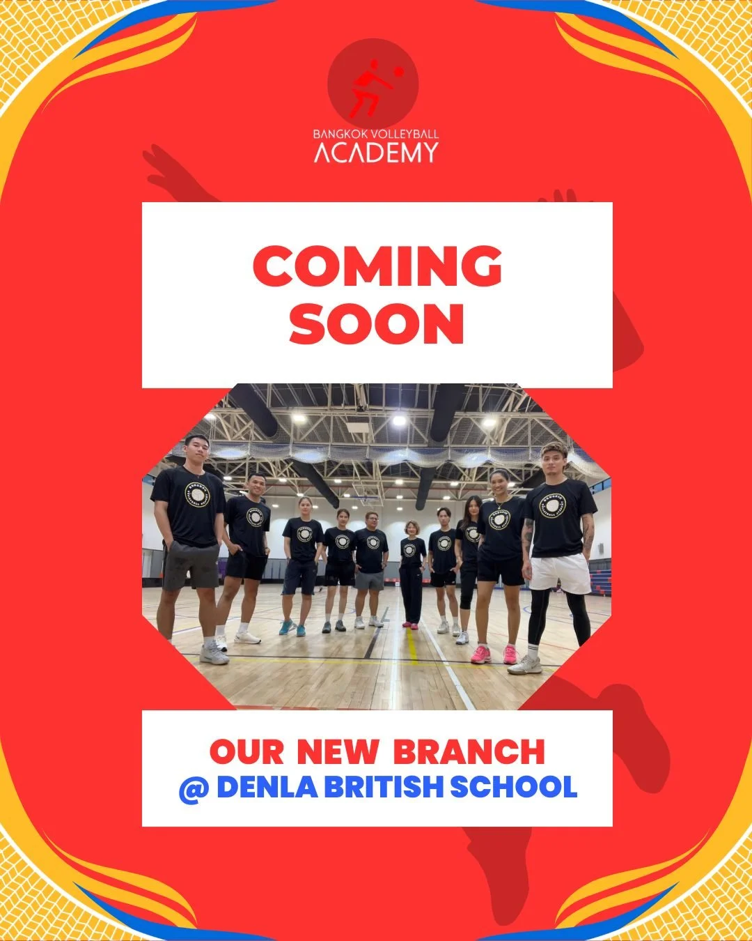 🚨 New Volleyball Location Alert! 🚨

We&rsquo;re thrilled to announce our brand-new branch at Denla British School (DBS) &ndash; your next playground for skills, teamwork, and fun! 🏐✨

✅ Try-outs are mandatory!
✅ Only club teams at this location, p