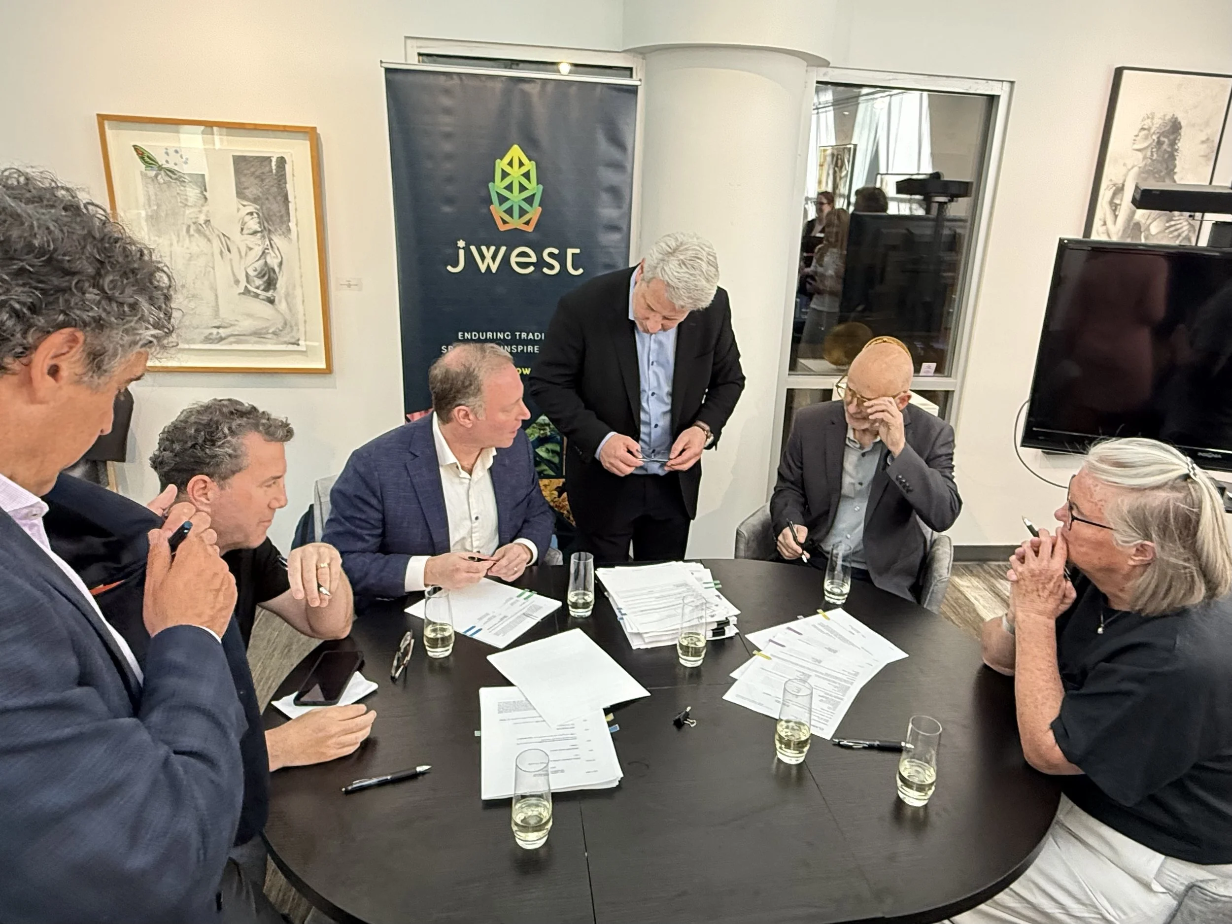 Transferring ownership of the JCC to the JWest Foundation.