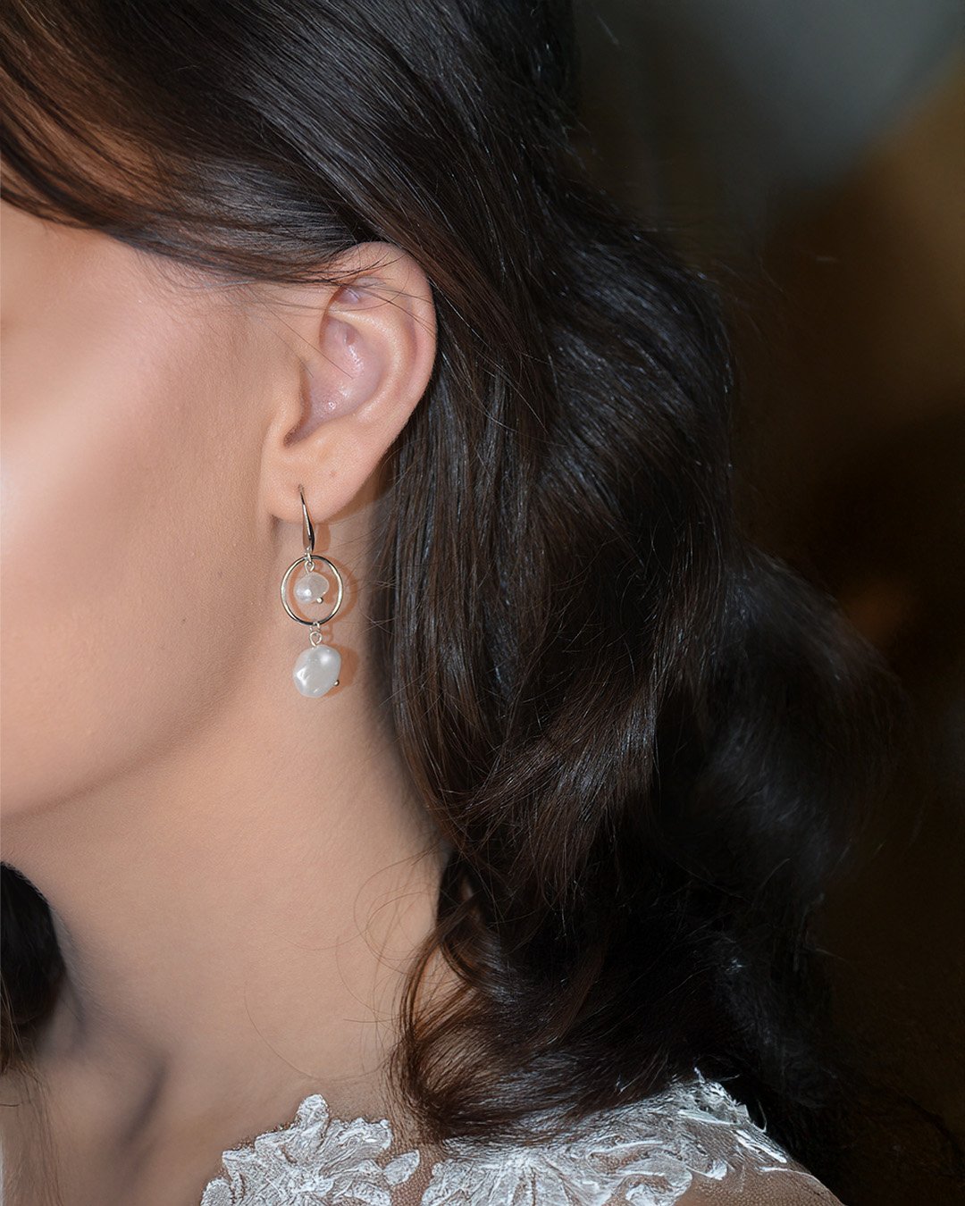 Halo Pearls Silver