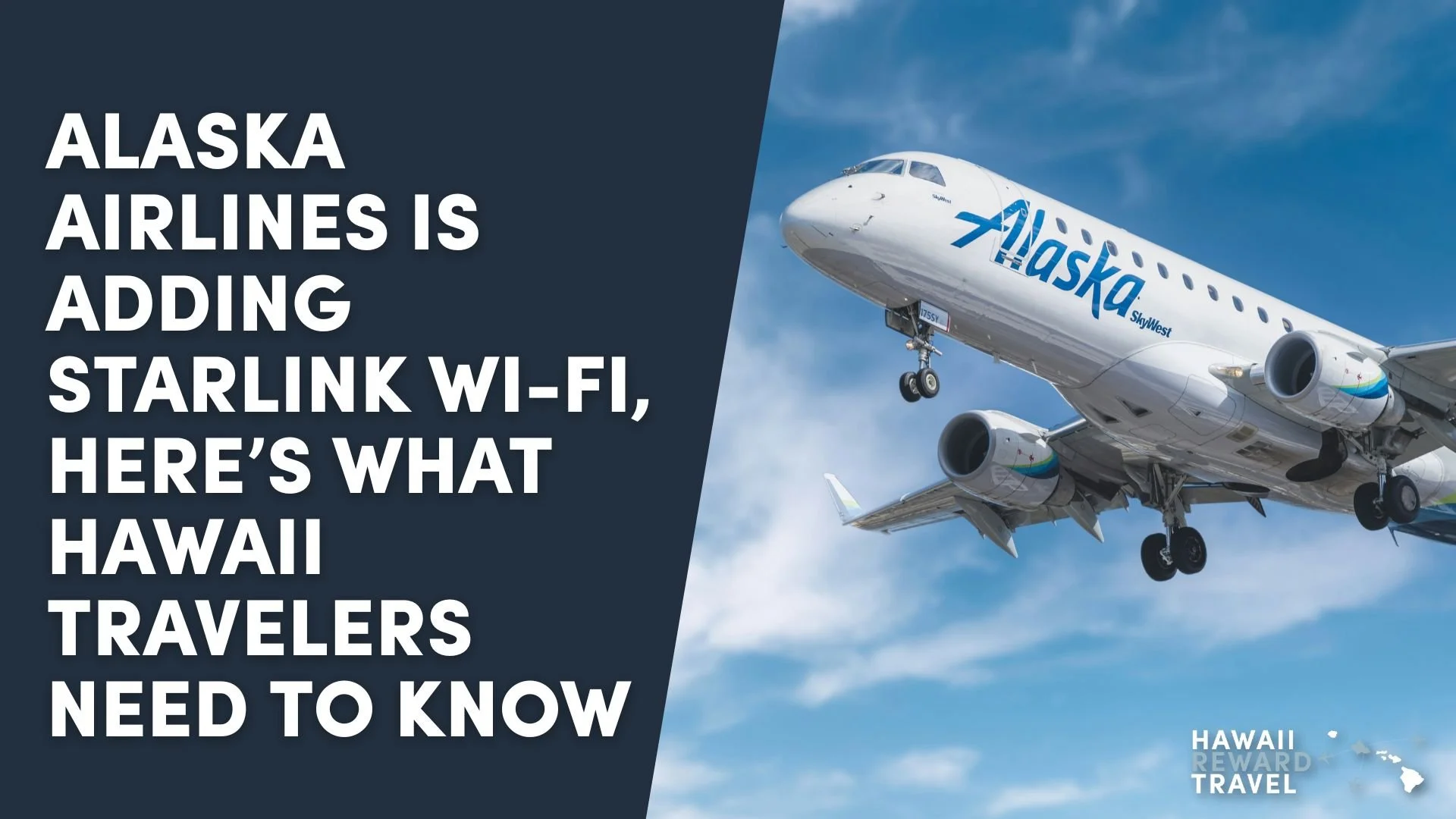 Alaska Airlines Is Adding Starlink Wi-Fi, Here’s What Hawaii Travelers Need to Know