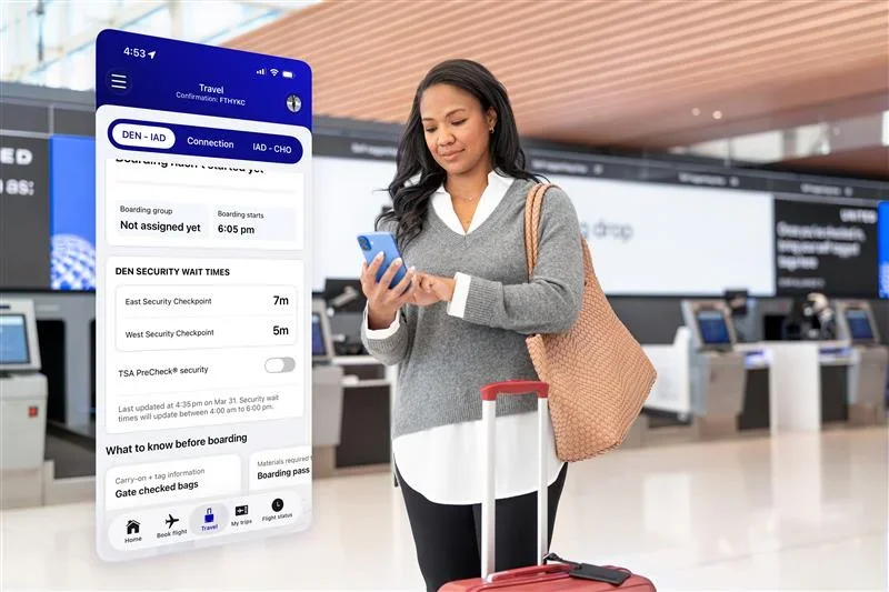United Airlines App Now Shows TSA Wait Times at All 7 U.S. Hubs